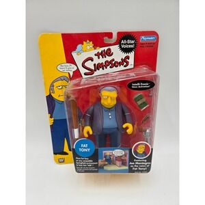 The Simpsons Fat Tony All Star Voices Action Figure Playmates 2002 New